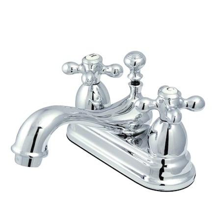Kingston Brass KS3601AX 4" Centerset Bathroom Faucet, Polished Chrome KS3601AX